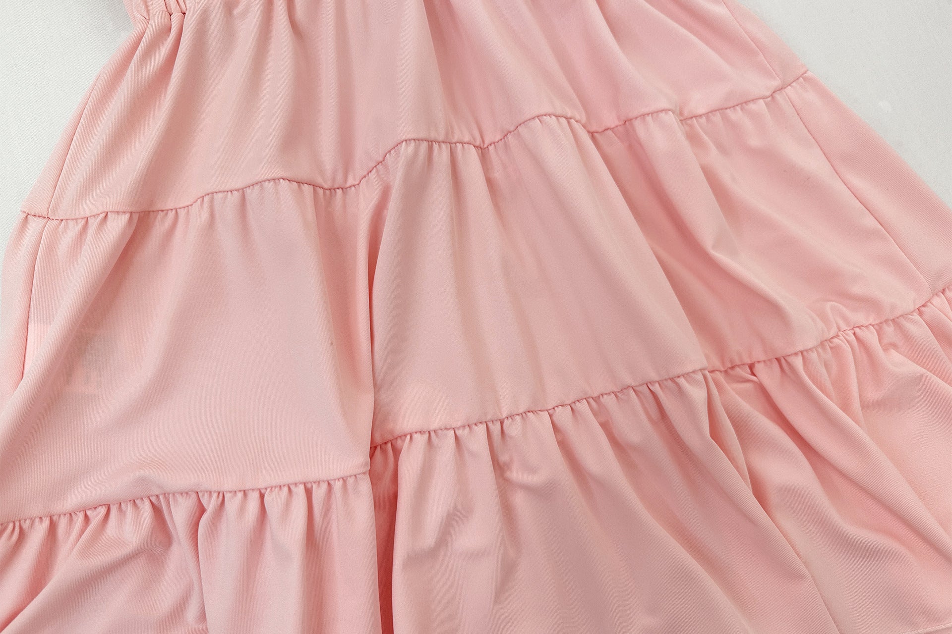 Women summer sexy sleeveless V-neck ruffle dress 9