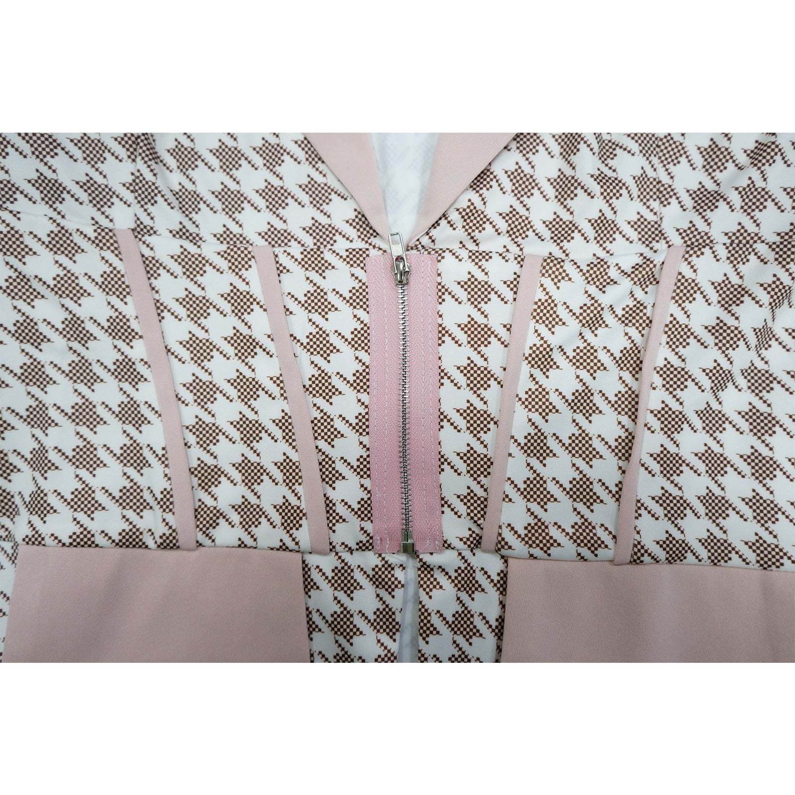 Turndown Colloar Print Two-Piece Suit 15