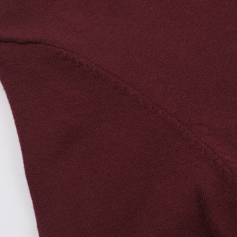 Autumn Chic Ruffled A-Line Long Sleeve Women Knitting Dress 15