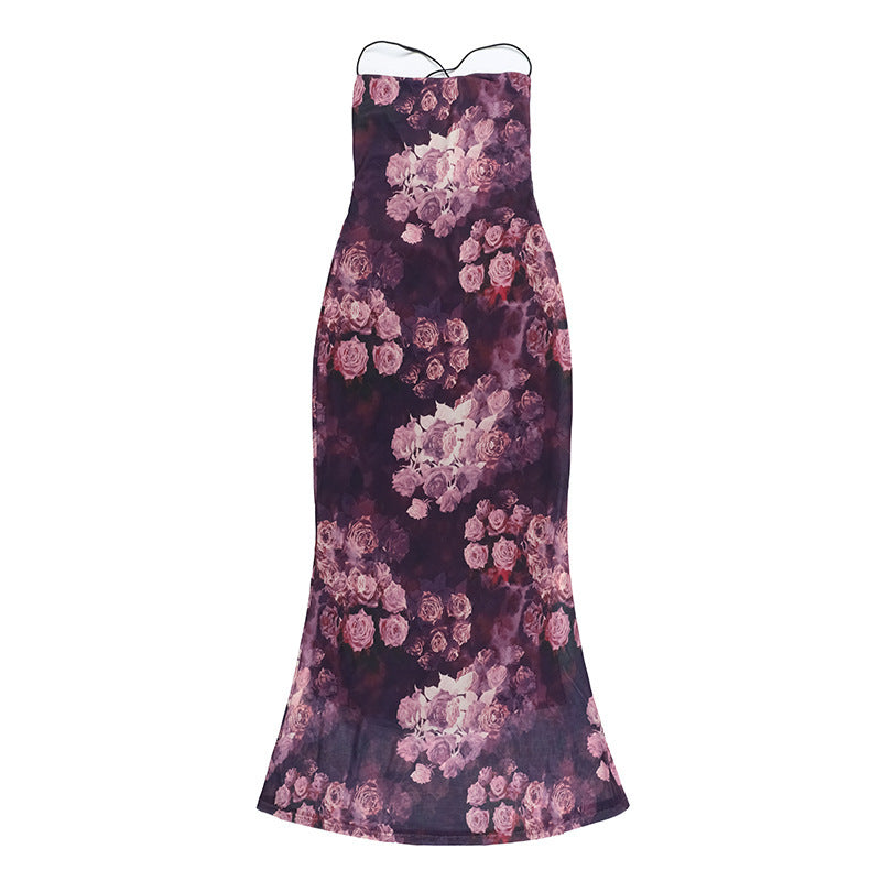 Women Sexy Bodycon Strapless Dress 7