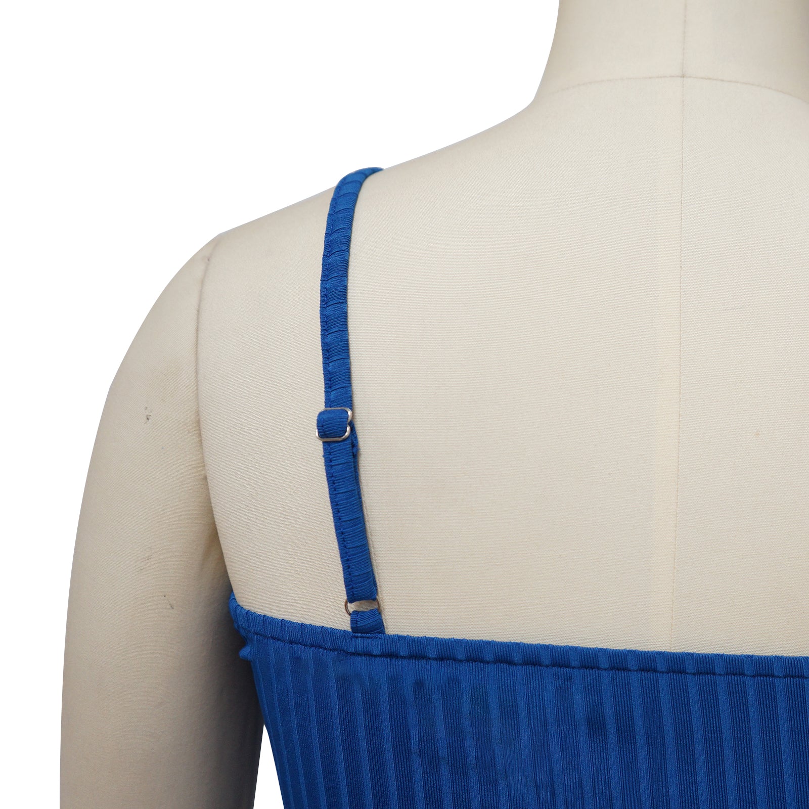 Women's Sexy Nightclub High Stretch Ribbed Slip Dress Set 17