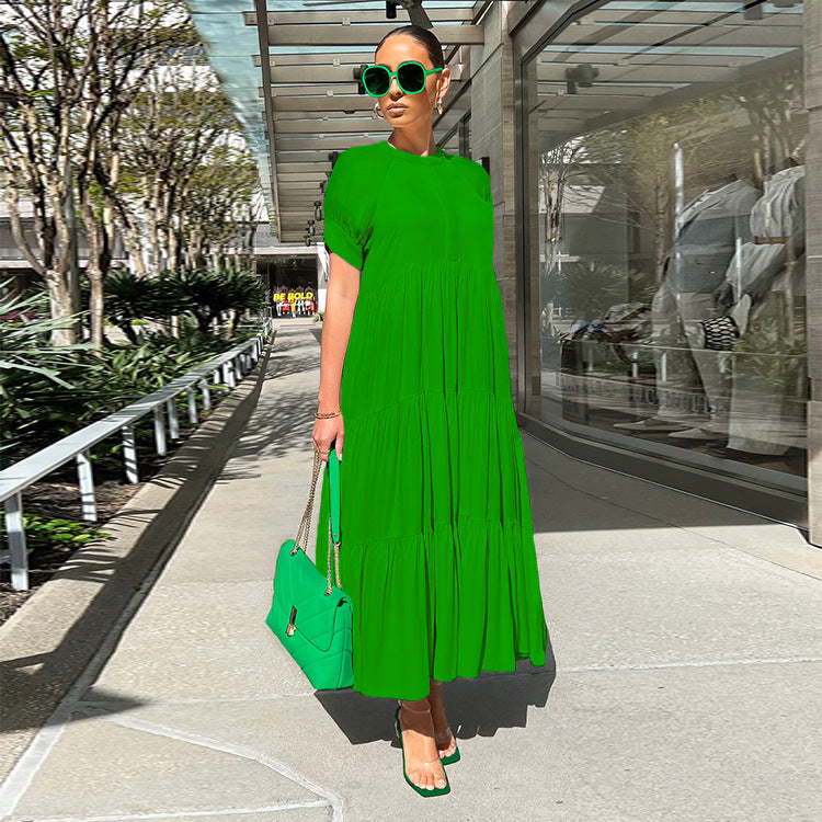 Autumn Women clothes Lace Skirt Loose Slim Fit French Lazy Casual Knitting Dress 9