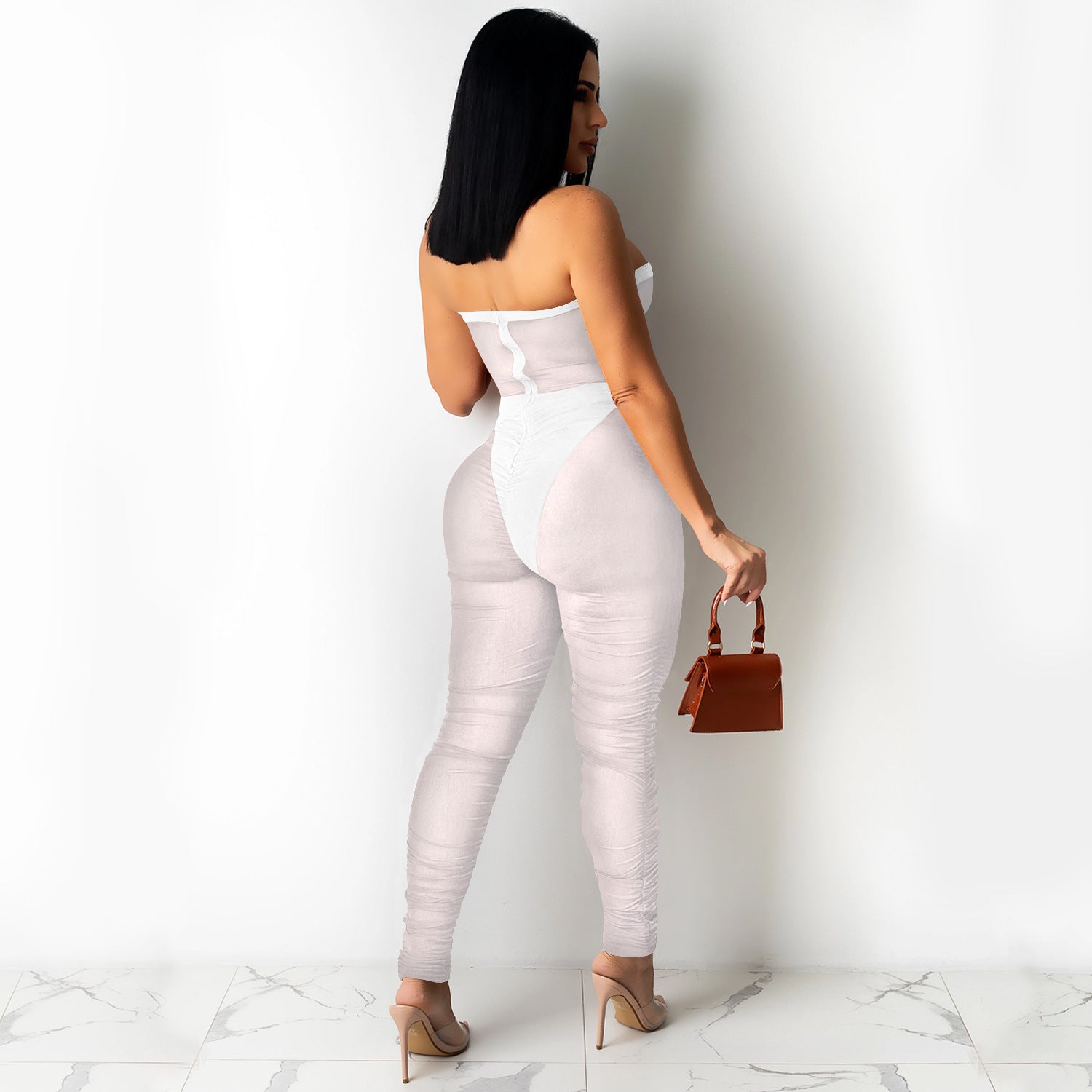 Women Sexy See-Through Jumpsuit 10