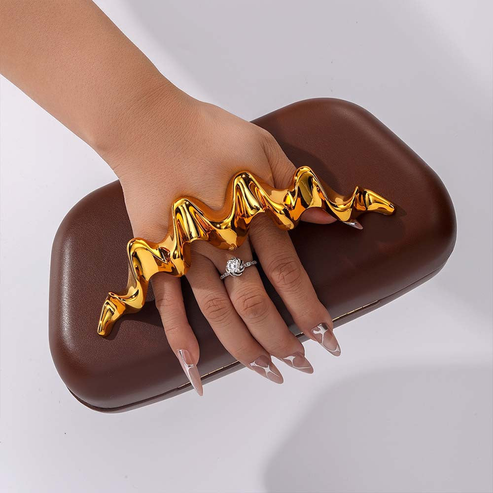 Women's Shoulder/Crossbody Bag Unique PU Wristlet Clutch for Wedding & Evening Party 8