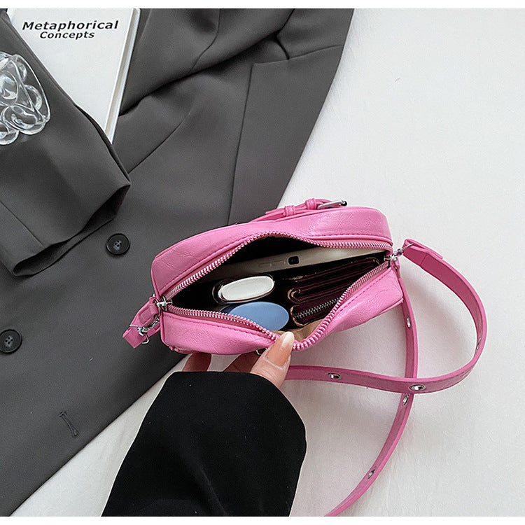 Fashion Heart Shape Bag Trendy Versatile Shoulder Bag 29