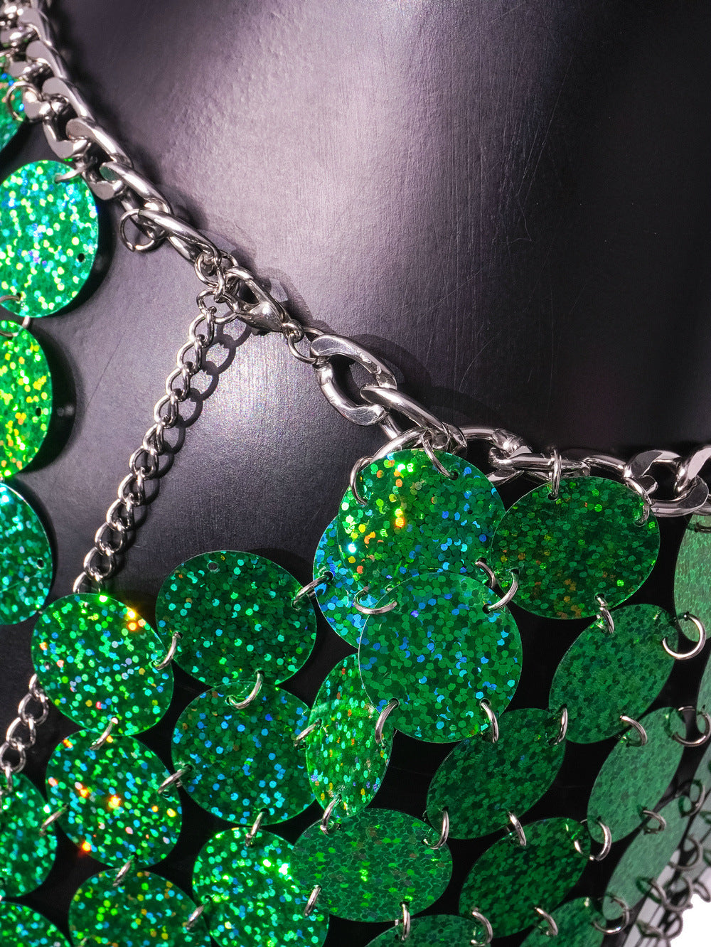 Women Sexy Bodycon Sequined Skirt 12