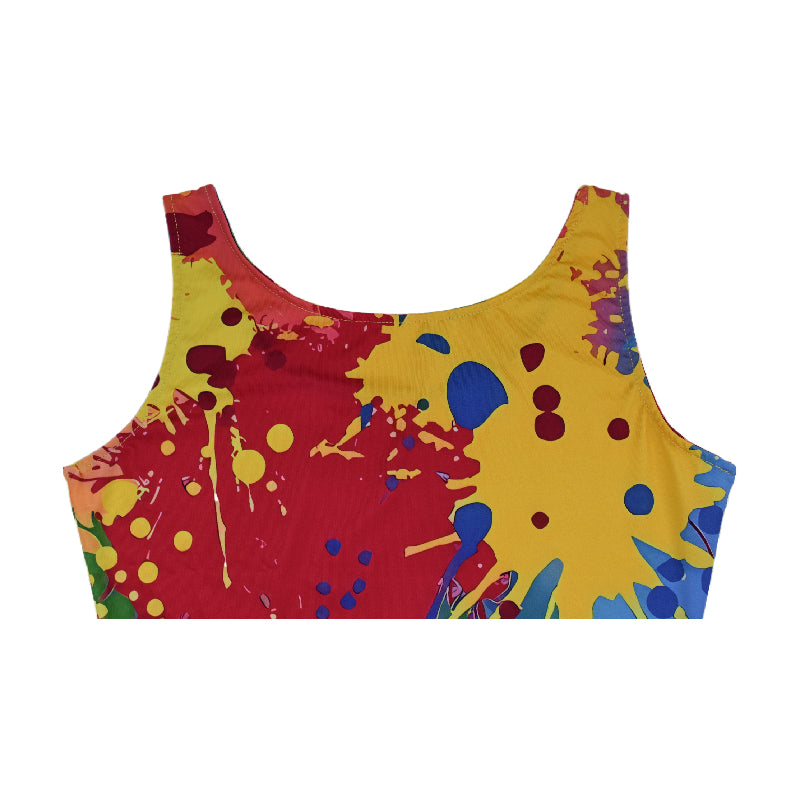 Sexy Multicolor Print Straps Bodycon Dress 7