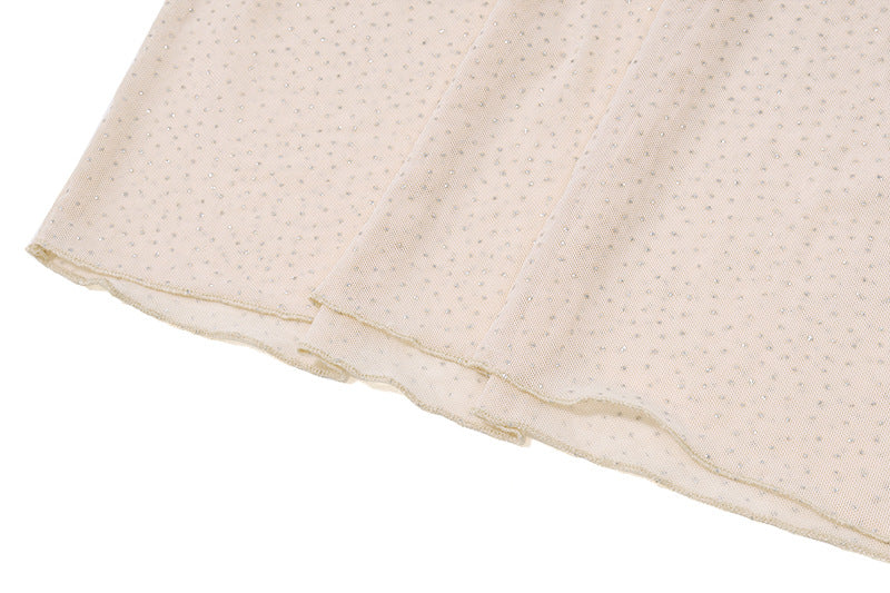 Women sexy chest-wrapped sequined fishtail dress 18