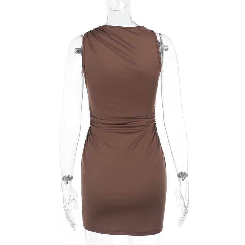 Women Spring Summer Solid Bodycon Dress 8
