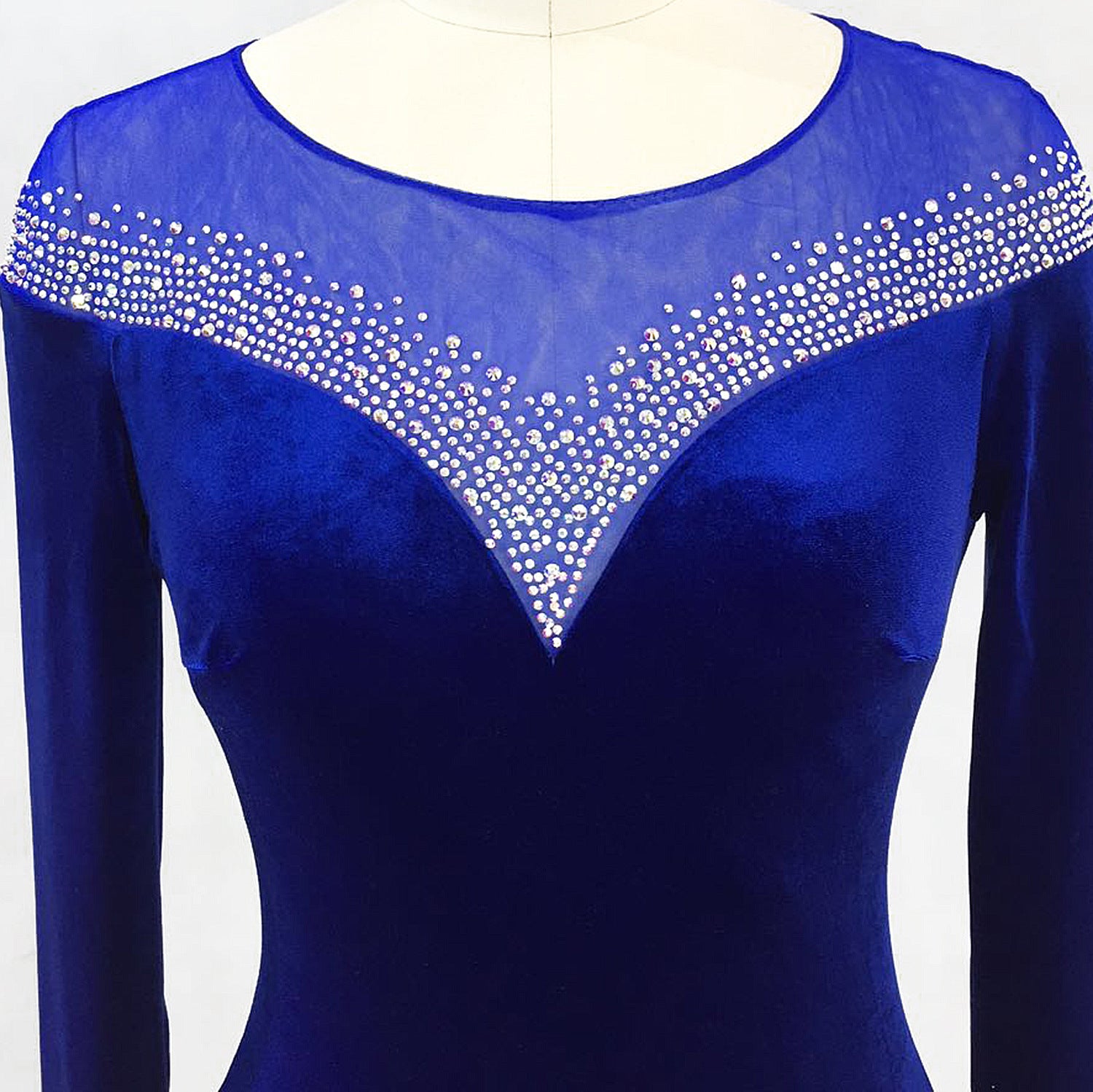 velvet Formal Party Evening Dress Winter Long Sleeve Corporate Annual Meeting Long Fishtail Party Dress 14