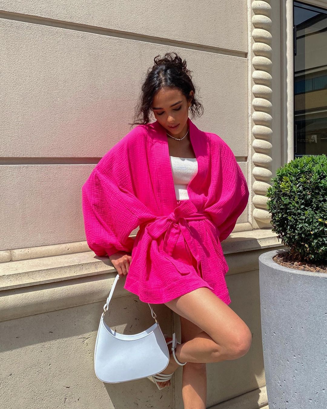 Women loose Top and shorts two-piece set 3