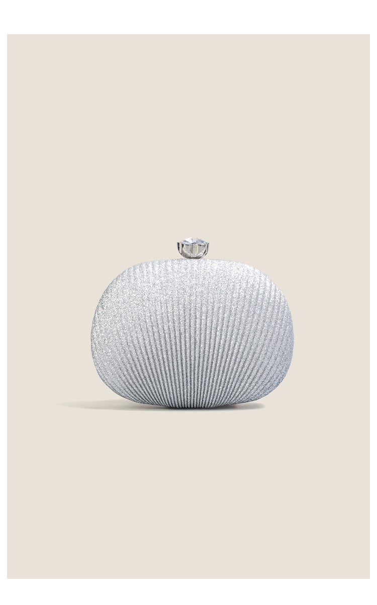 Women Formal Party Pleated Sequin Shoulder Hand Crossbody Bag 4