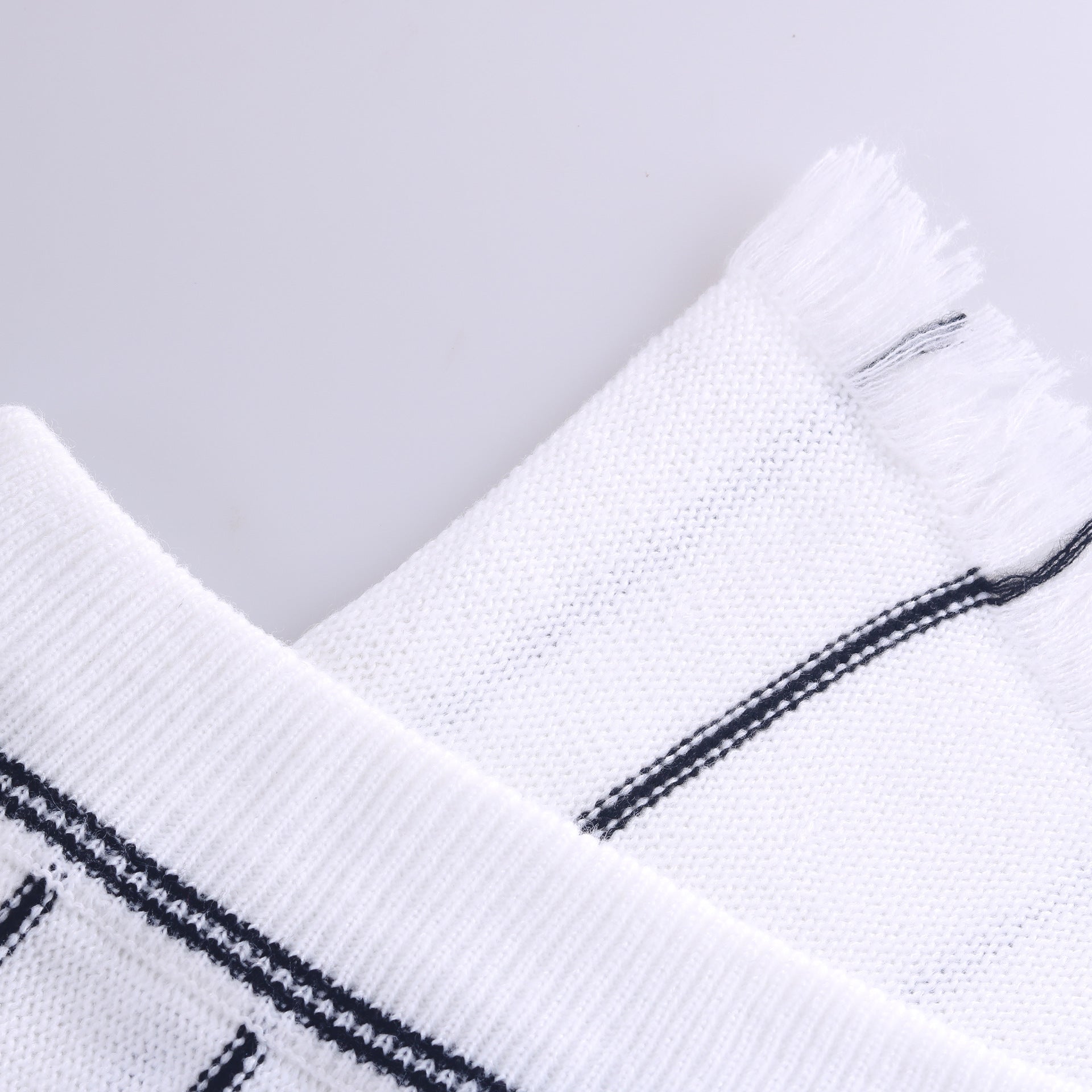 Women's Striped Fringed Knitting Skirt 17