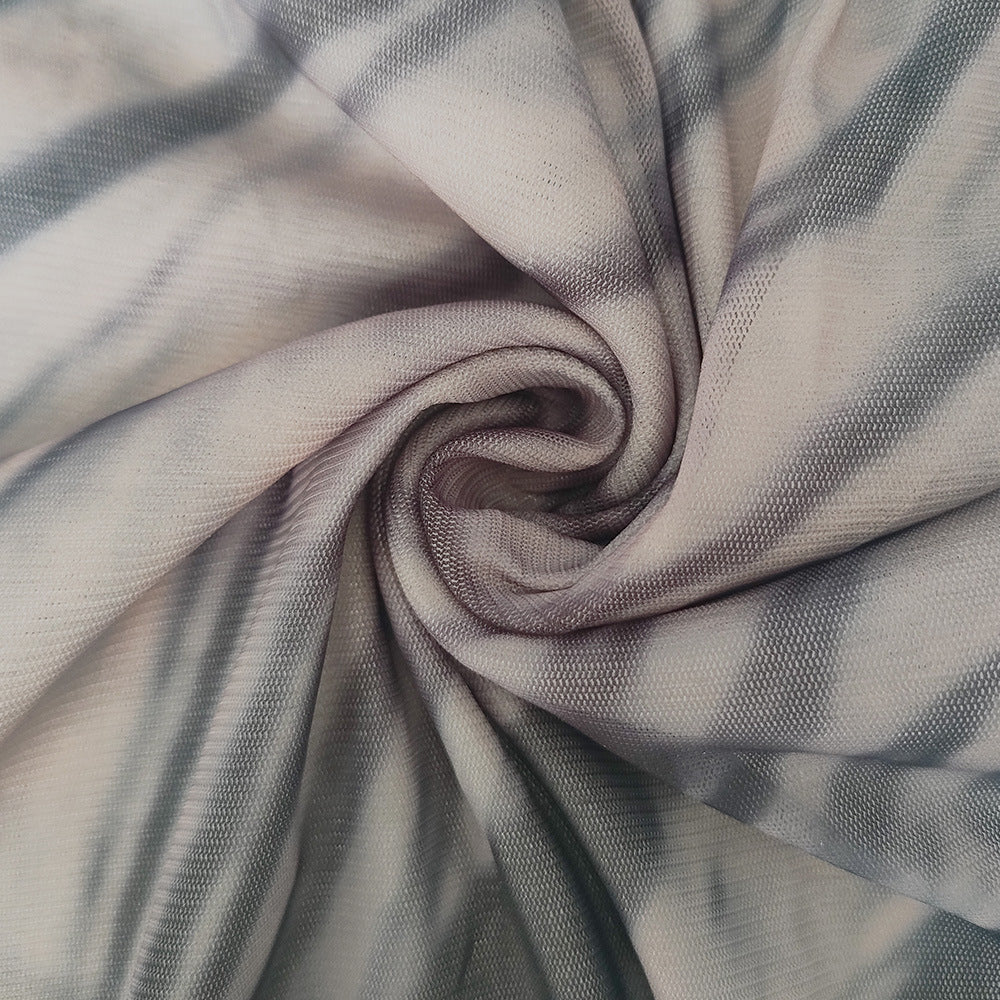 Women mesh elegant sleeveless printed dress 15