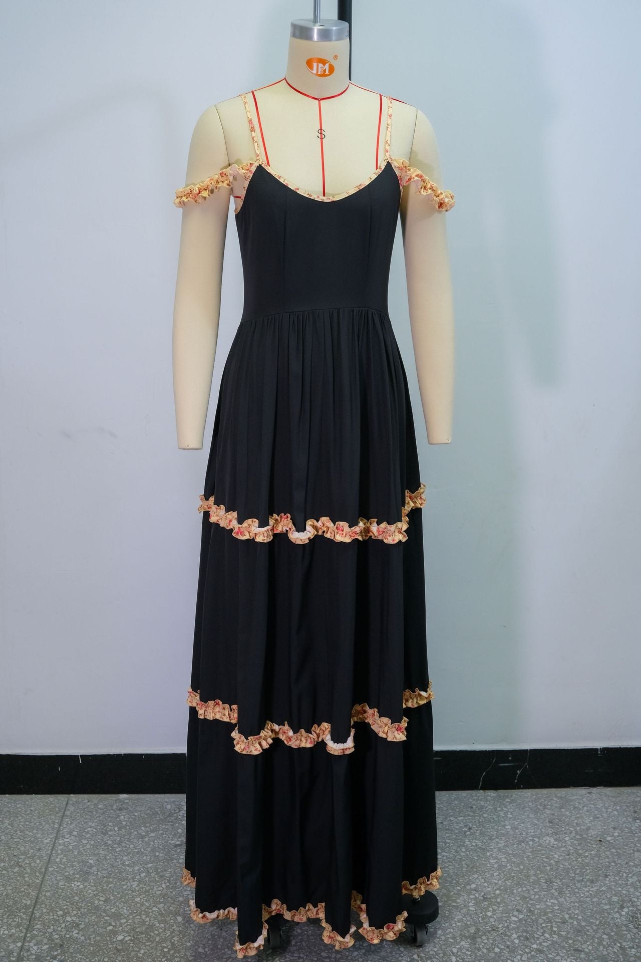 Women's Summer Fashion Sexy Straps Long Dress 9