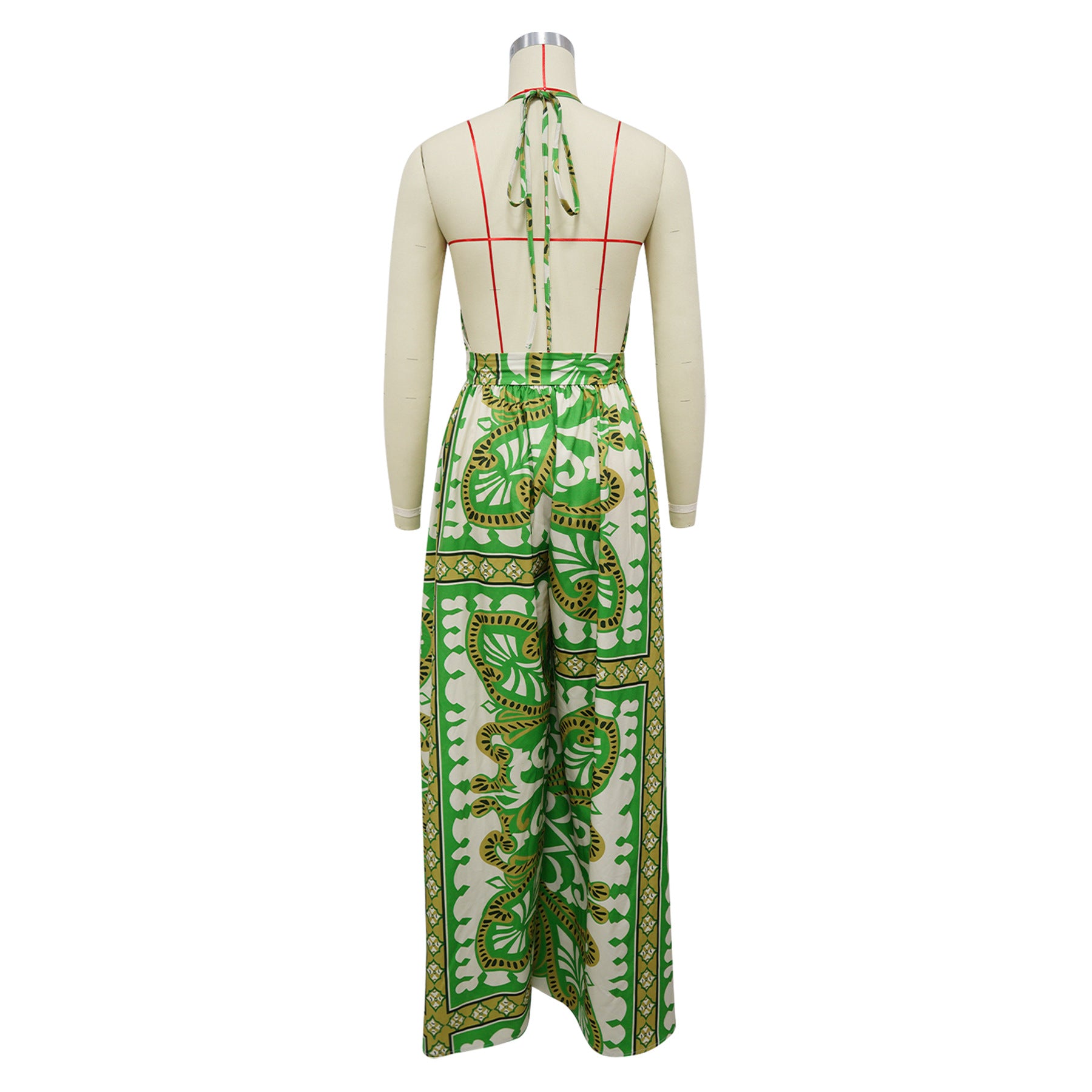 Fashion Women's Summer Holiday Style Sexy Low Back Jumpsuit 10