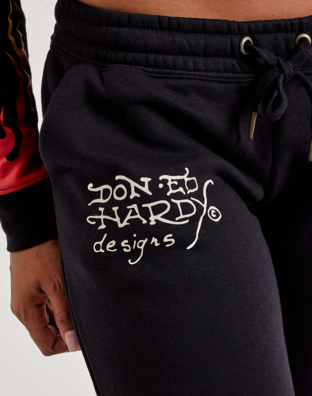 Women Printed Cropped Hoodies and Sweatpants Two-Piece Set 14