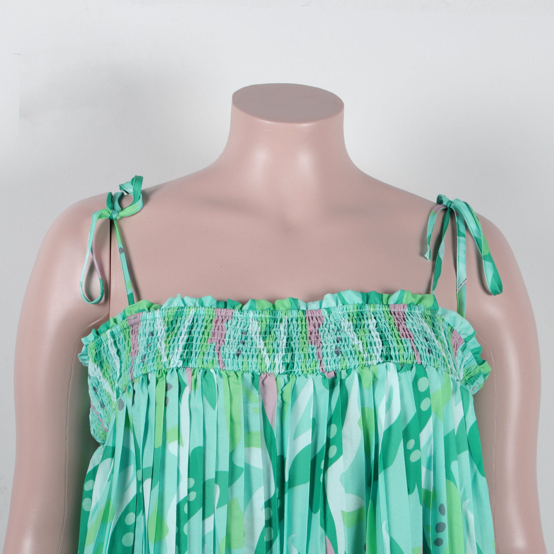 Sexy printed suspenders pleated wide-leg suspenders Jumpsuit 14