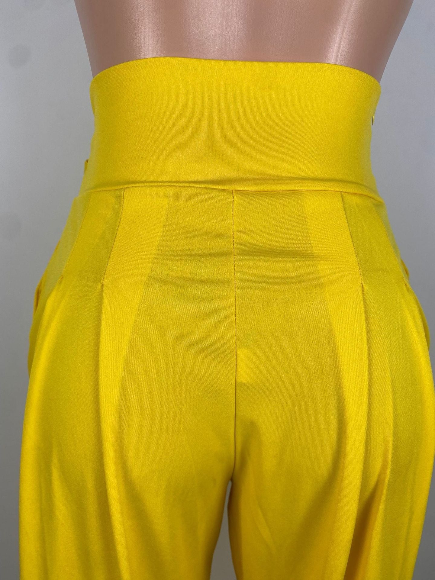 Women Spring  High Waisted Casual Wide Leg Pants 9