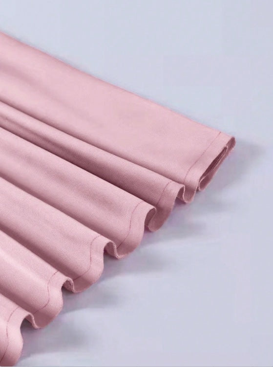 Women's Sexy Strap Pink A-Line Satin Mini Dress 8