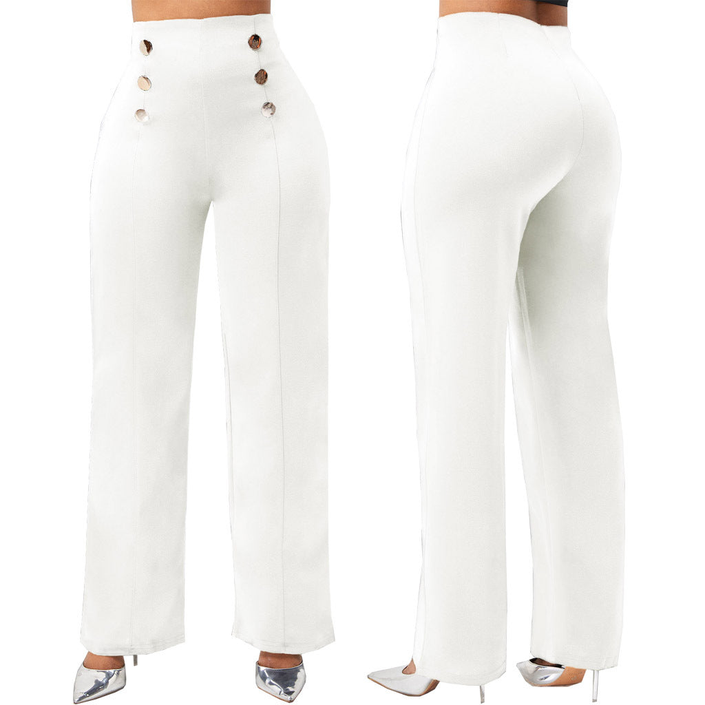 Sexy Fashion Solid Color Ladies One Piece Pants 4