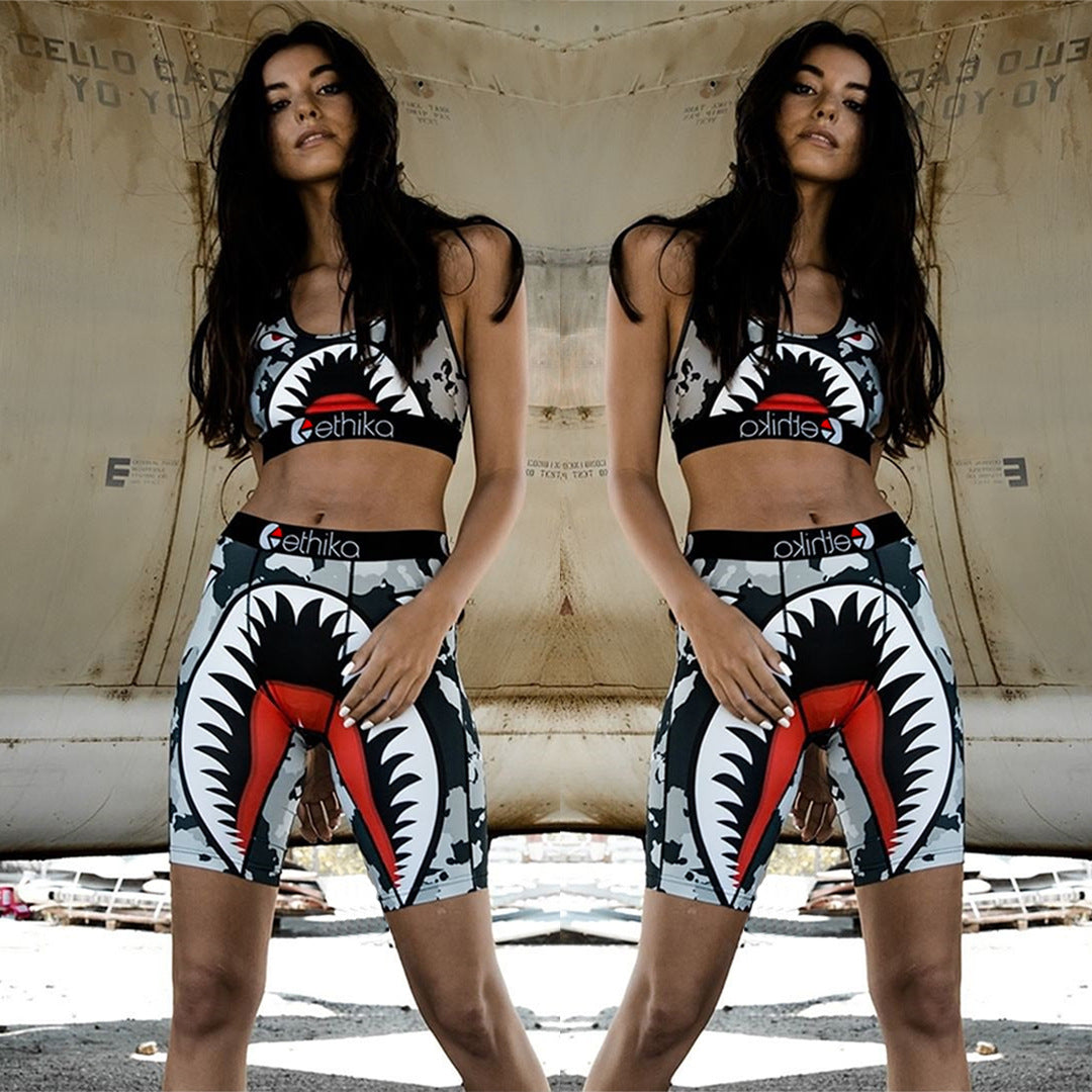 Women's Cartoon Sport Casual Suit