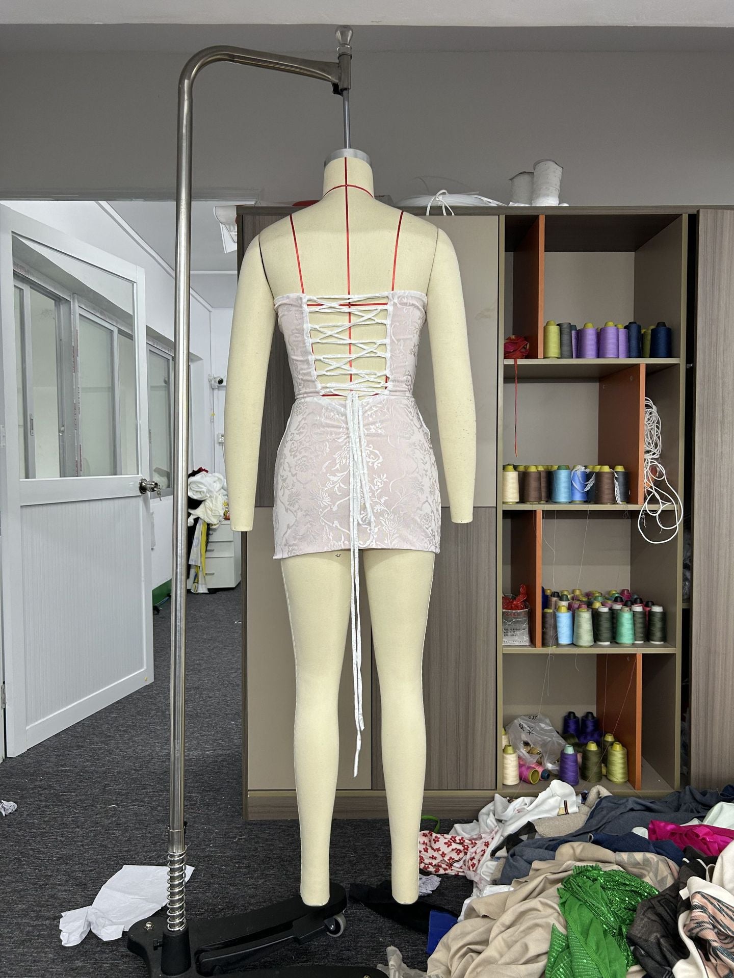 Women sexy irregular Halter Neck Top and Skirt two-piece set 10