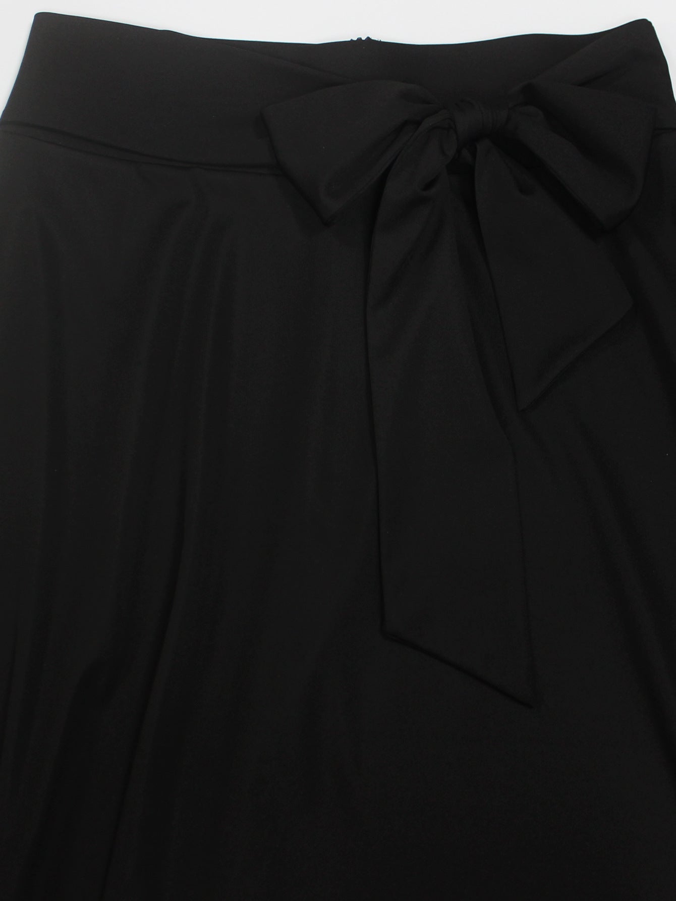 Women's Fashion Elegance Belt Solid Color Skirt 11