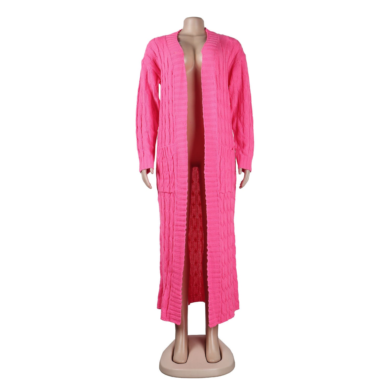 Women Solid Cardigan Sweater 55