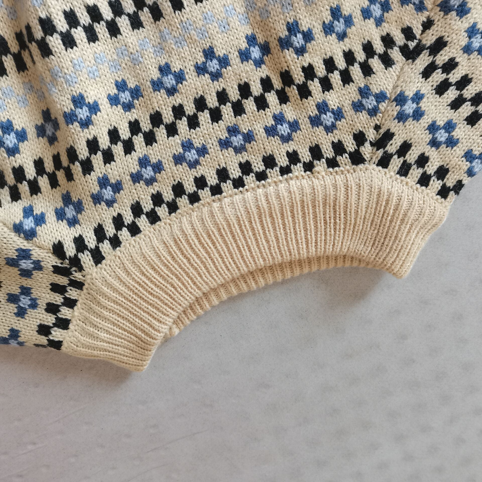 Women's Winter Sweater Half Turtleneck Pullover Print Sweater 6