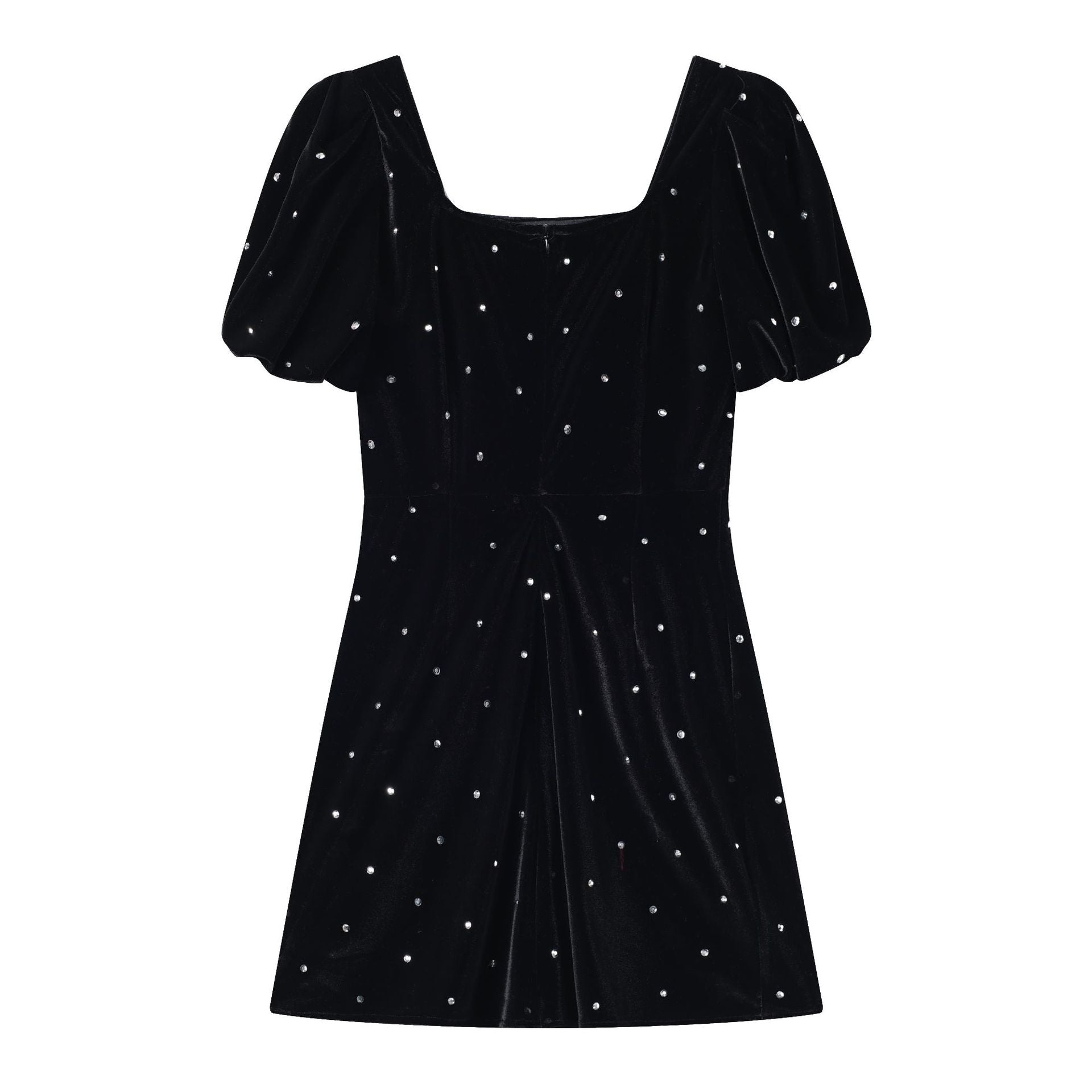 Women Sexy Puff Sleeve Short Skirt French Dress 10