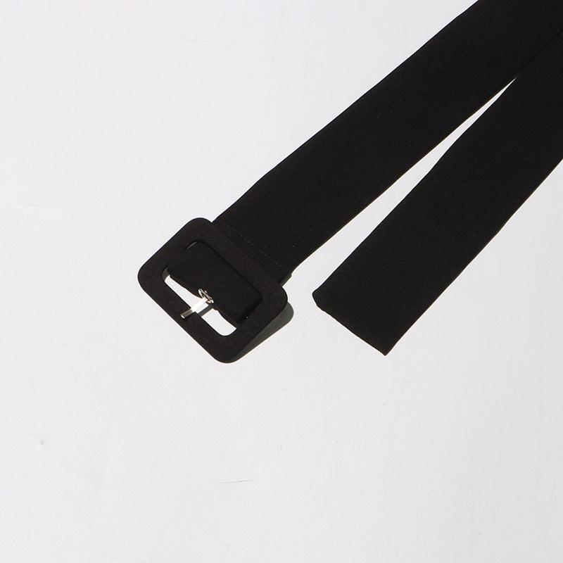 Off-Shoulder Strap Top High-Waist Pleated Skirt Two Piece Set 26