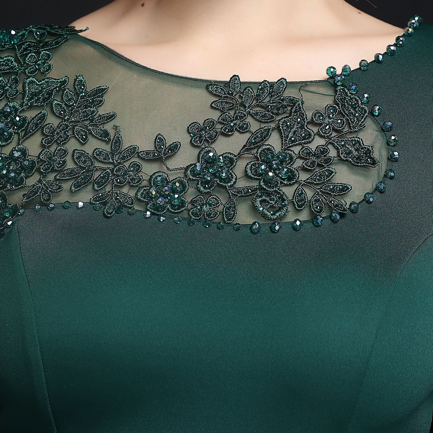 Summer Half Sleeve Mermaid Evening Dress 34