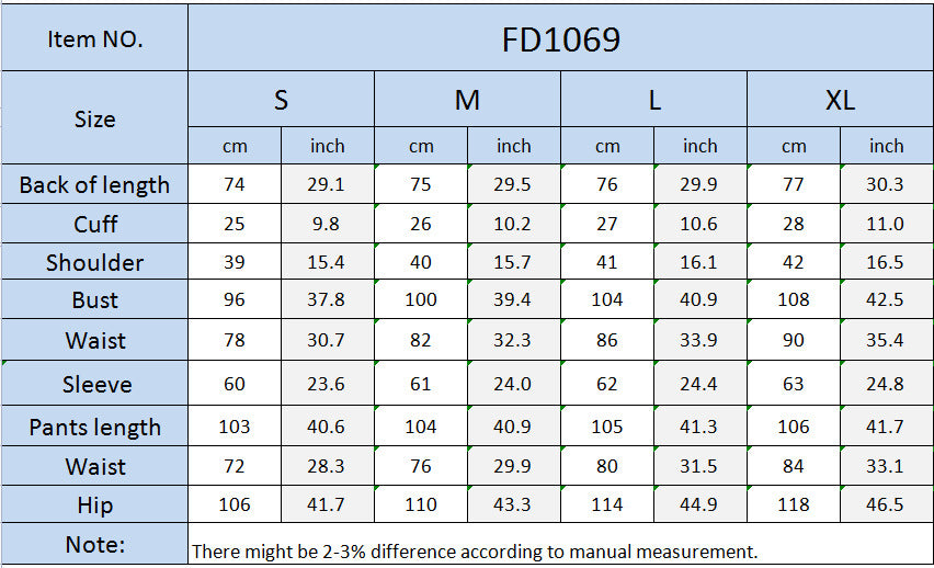 Women Long Sleeve Blazer And Pants Two Piece 11