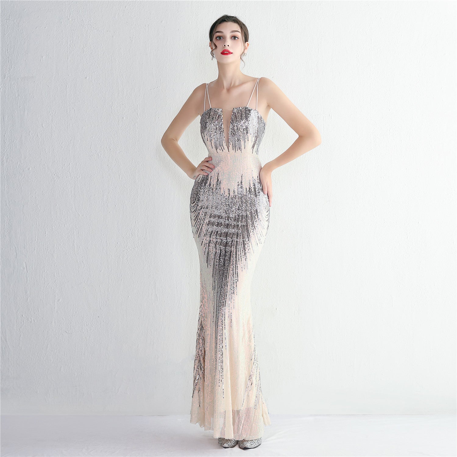 Dress Fairy Dream Party Evening Dress Sexy Long Slim Fit Toast Dress 15