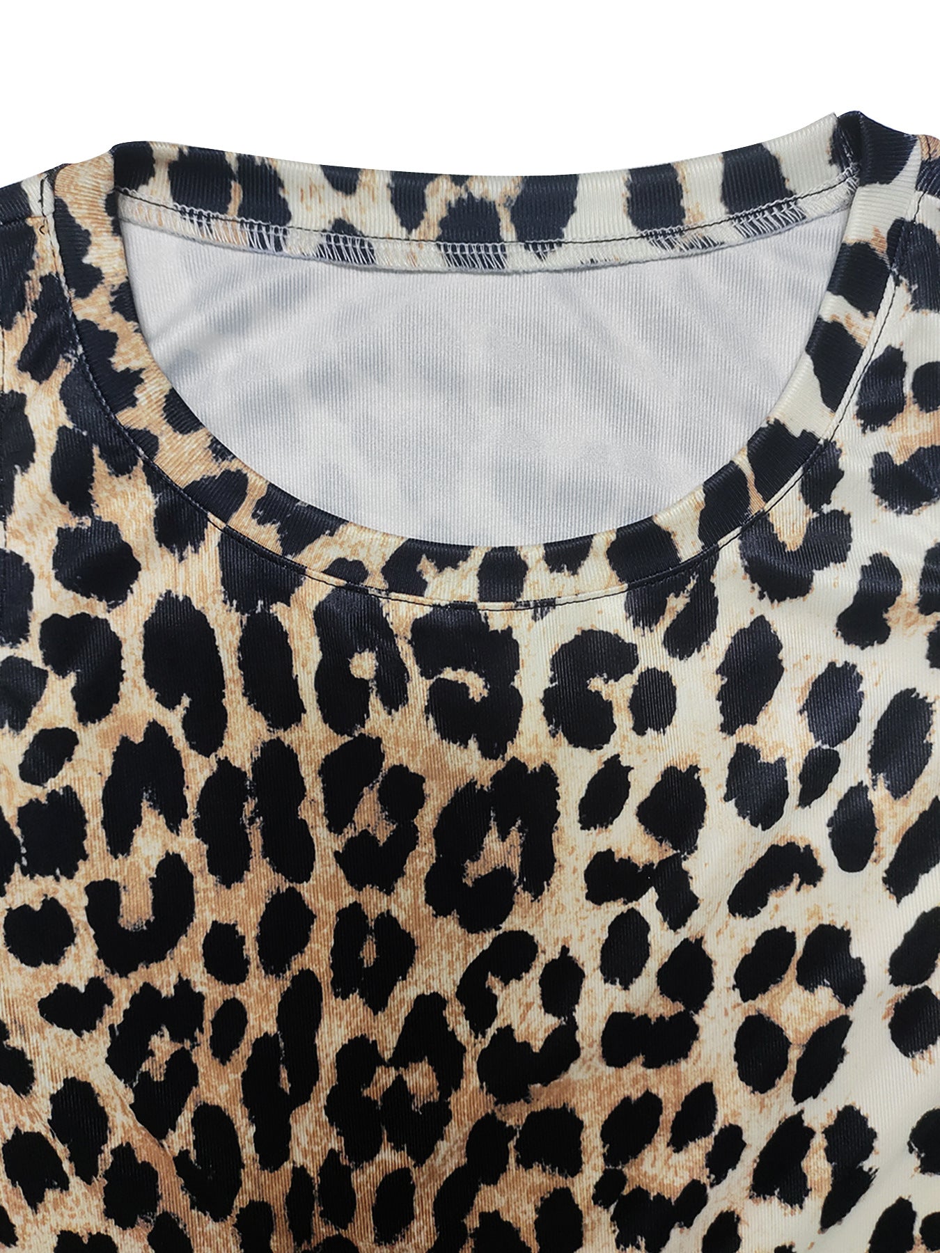 Women Sexy Printed Sleeveless Round Neck Tank Ruffle Shorts Two-Piece Set 9