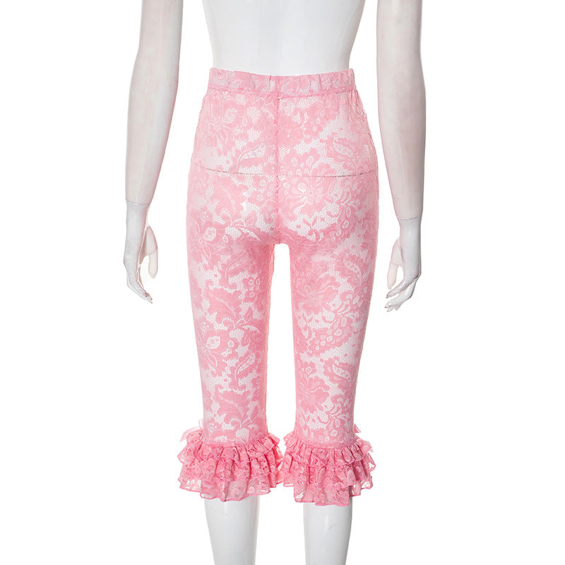 Women's Sexy Lace Casual Summer Pants 13