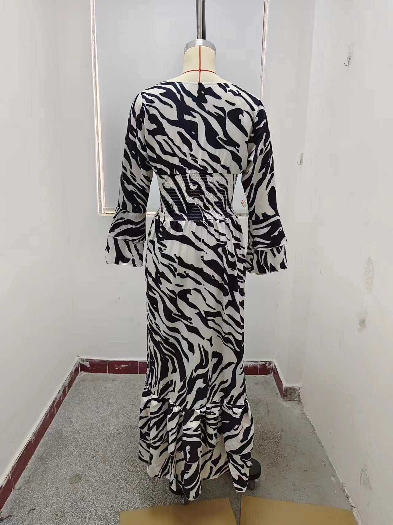 Women Printed Loose Casual Dress 17