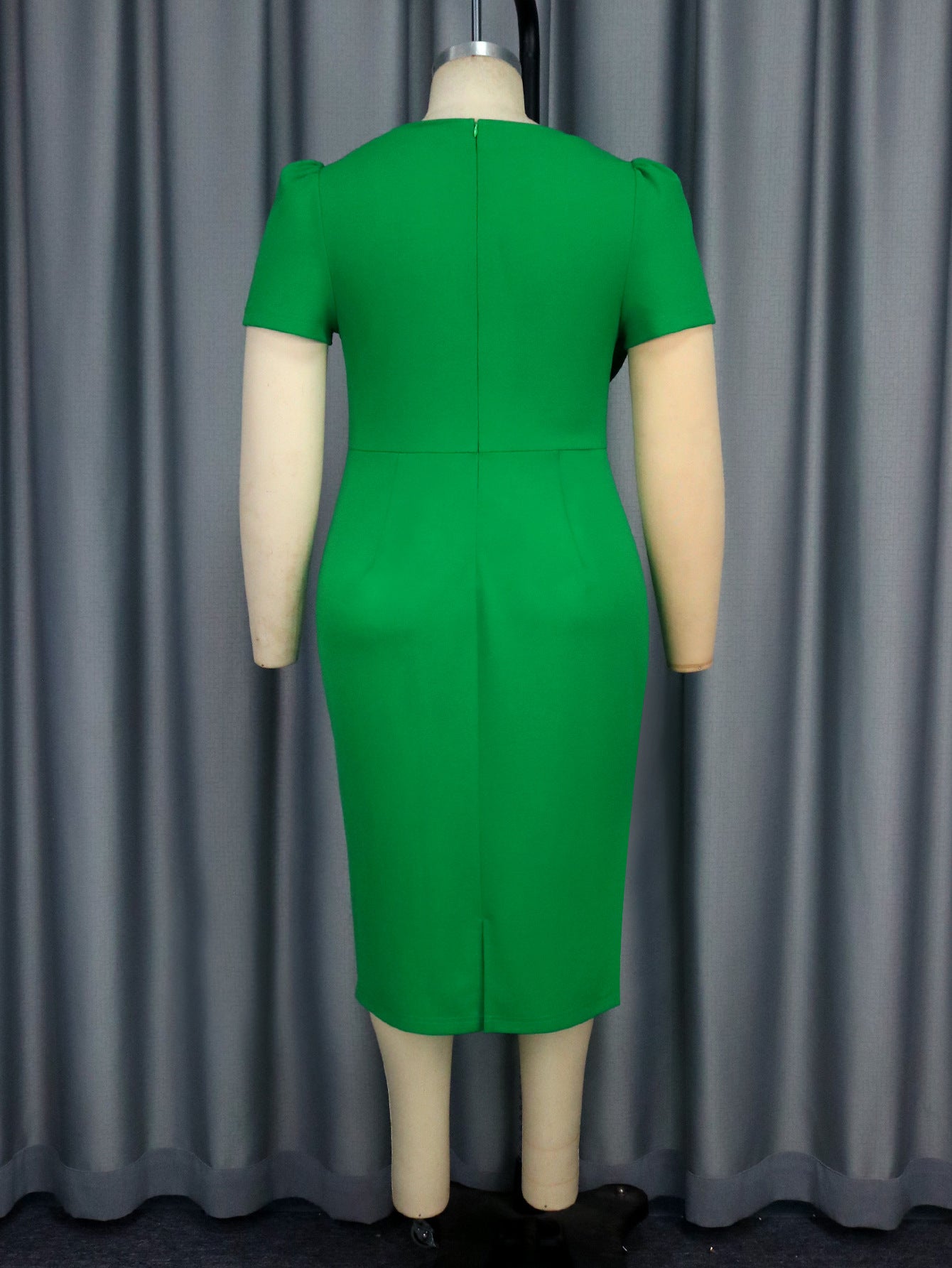 Spring & Summer Plus Size Flower Formal Party Bodycon Dress 9