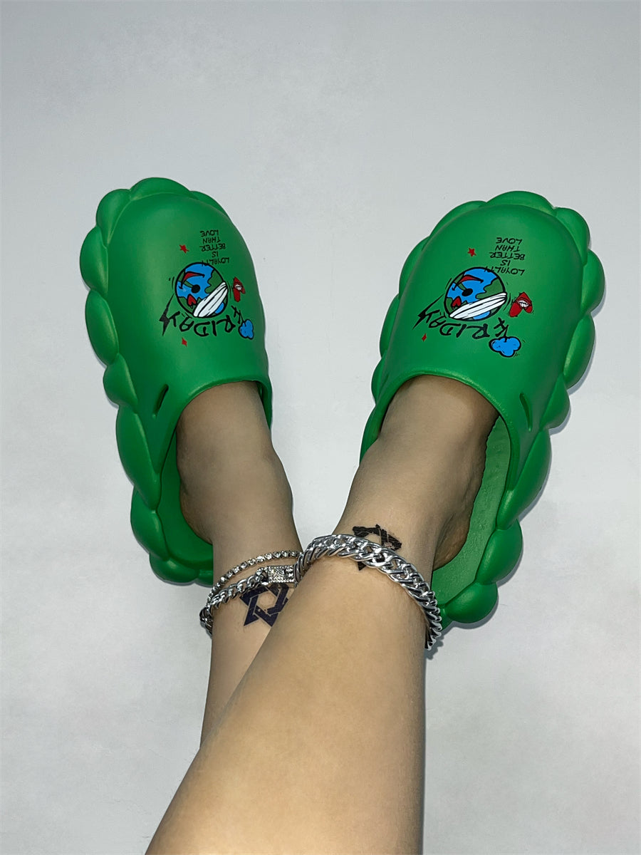 Spring And Summer Women's Shoes Sandals And Slippers Couple Eva Waterproof Women Slippers 122