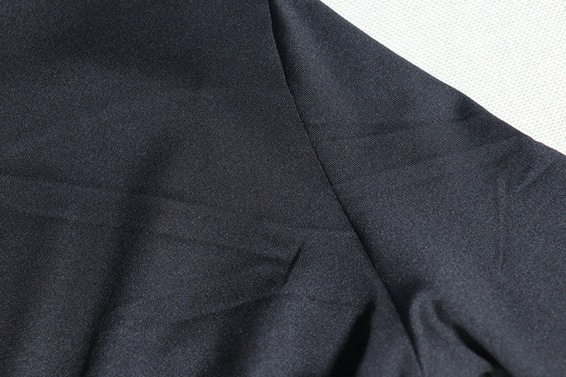 Sexy hollow solid color Round Neck long-sleeved Tight Fitting fitness Jumpsuit for women 15