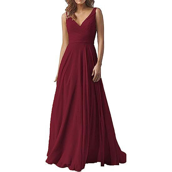 Women Sexy V-Neck Prom Party Dress（Processing time need 3-6 days） 6
