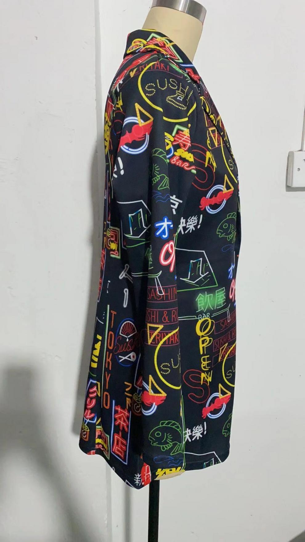 Women printed Blazer Coat 9