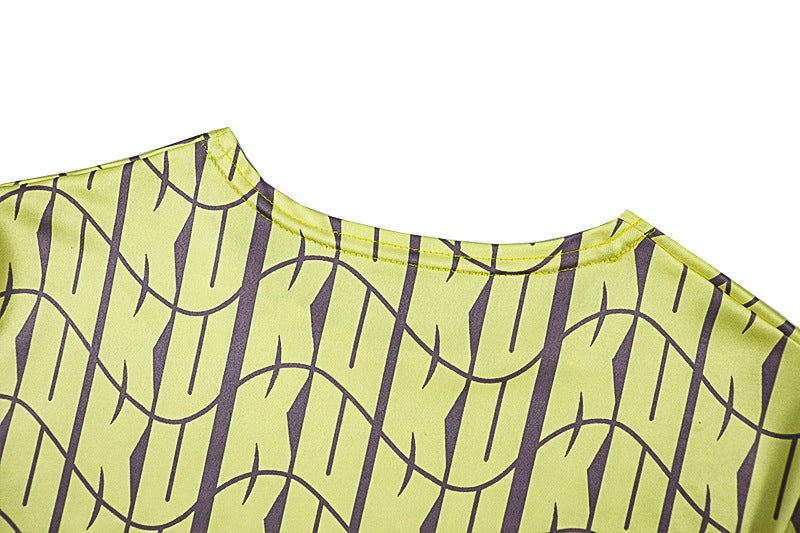 Fashion Patchwork Women's Printed Ruched Round Neck Long Sleeve Slit Dress 13