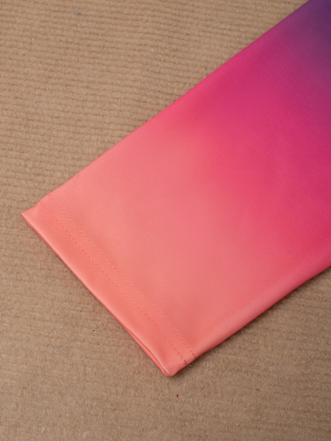 Women Elegant Gradient Turndown Collar Pocket Blazer 14