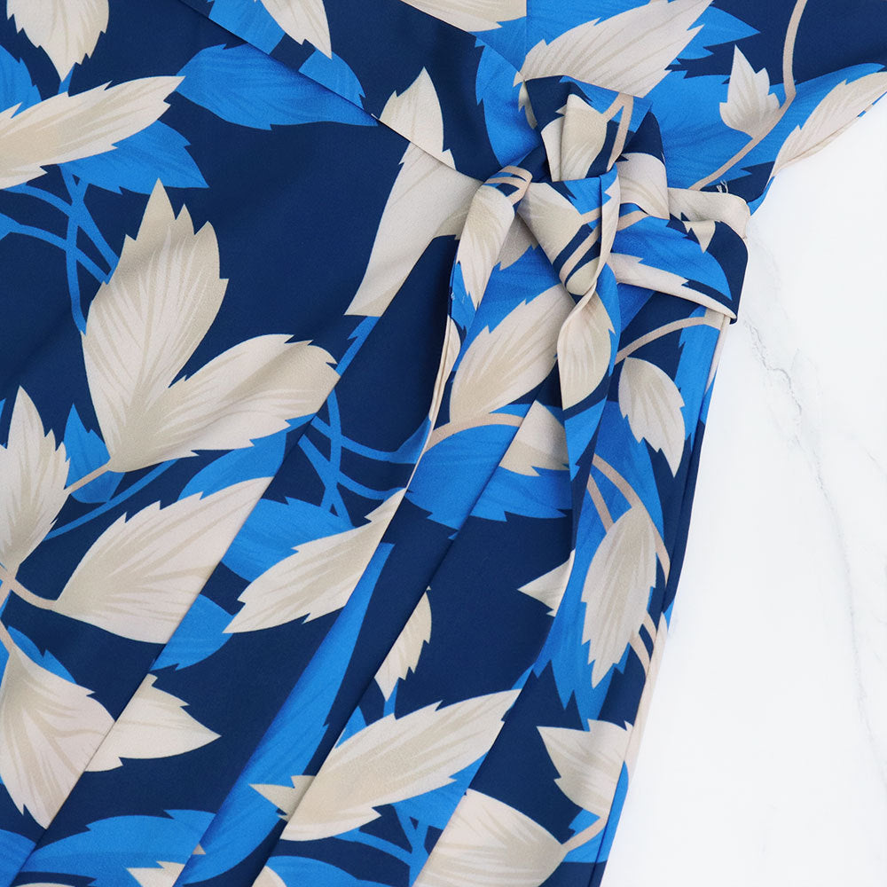 Puff Sleeve Spring Summer Casual Women's High Waist Long Dress 9