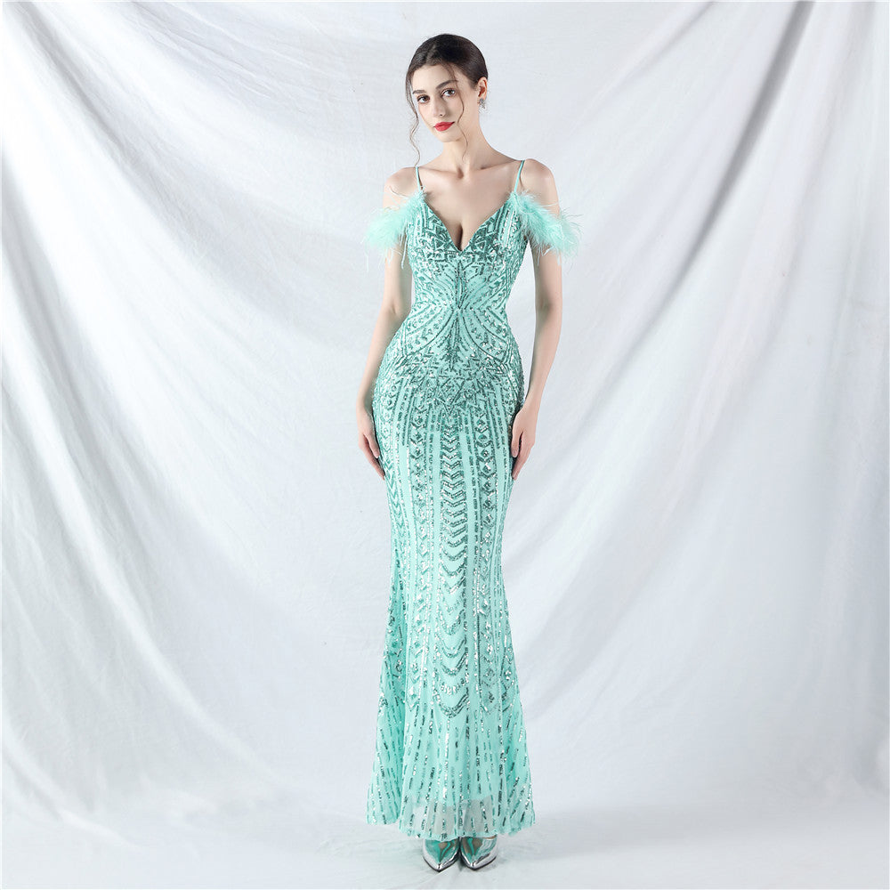 Luxury Sequins Plus Size Formal Party Evening Dress 20