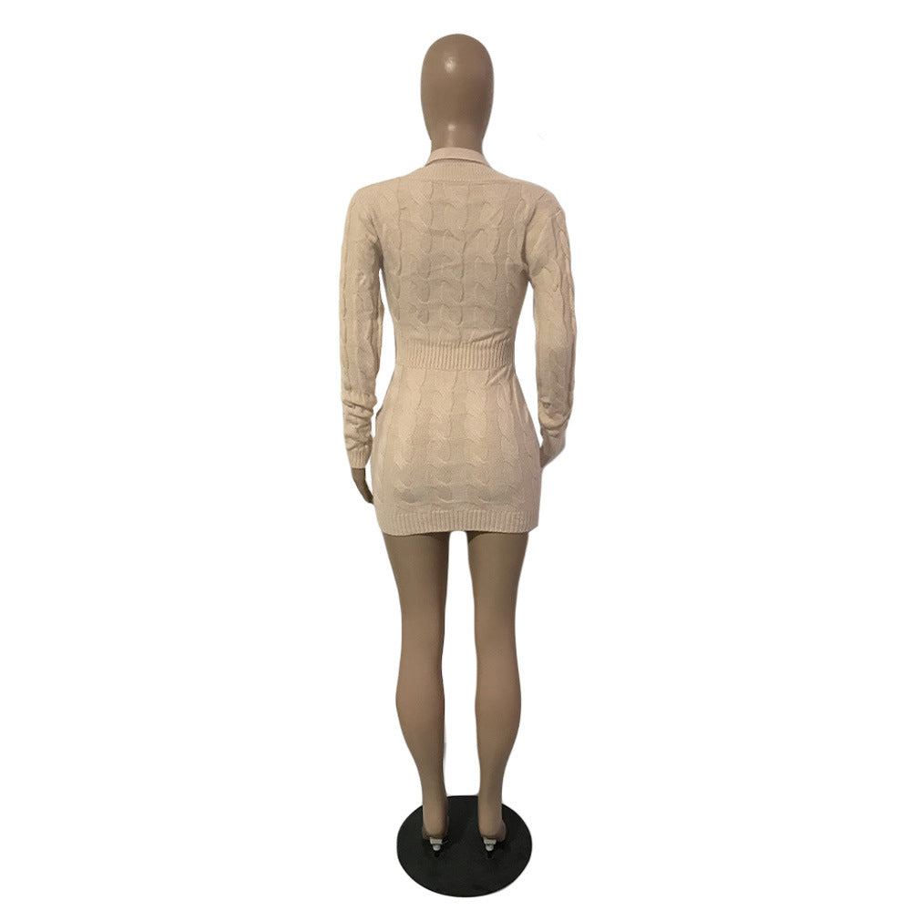 Women Sexy Sweater Bodycon Dress 10