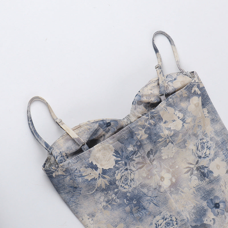 Women Plunging Strap Dress 7