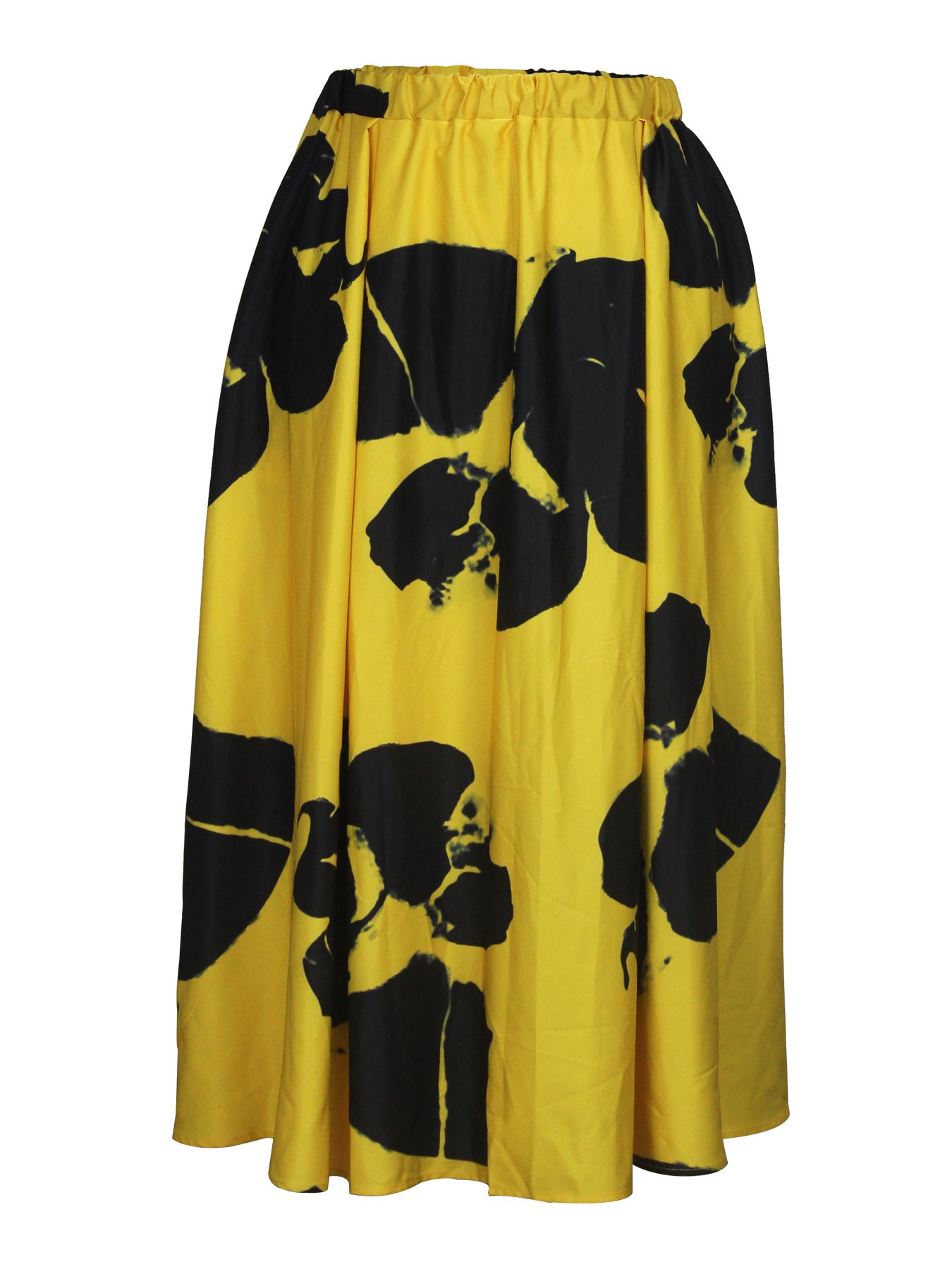 Women floral print elegant loose skirt 13